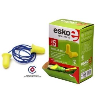 Esko Vortex Bullet Shaped Earplugs Corded
