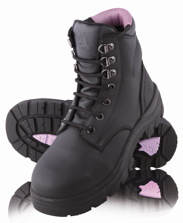 Steelblue Womans Boot – Argyle Lace Up – Black