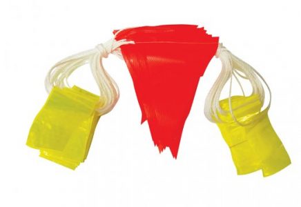 Esko Day/Night Hi-Vis Fluro Bunting Cord (45) Flags, 30m