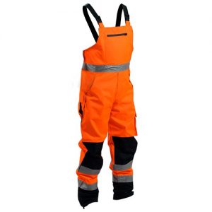 Bison Bib Overalls Extreme Orange