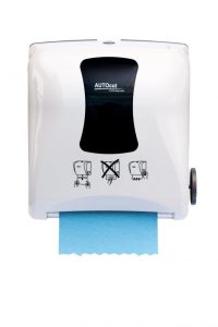 Auto cut dispenser white