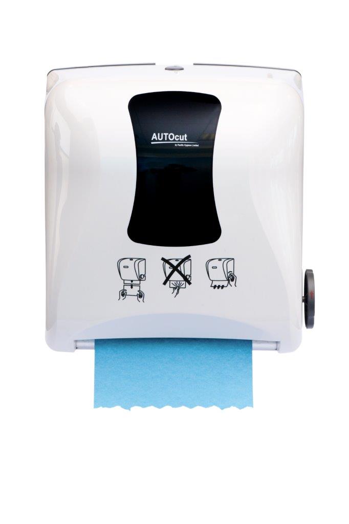 Auto cut dispenser white