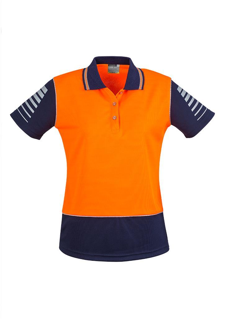 Syzmik Zone Polo Ladies Hi Vis Day Only