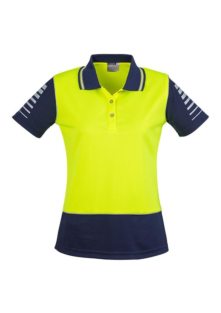 Syzmik Zone Polo Ladies Hi Vis Day Only - Image 2