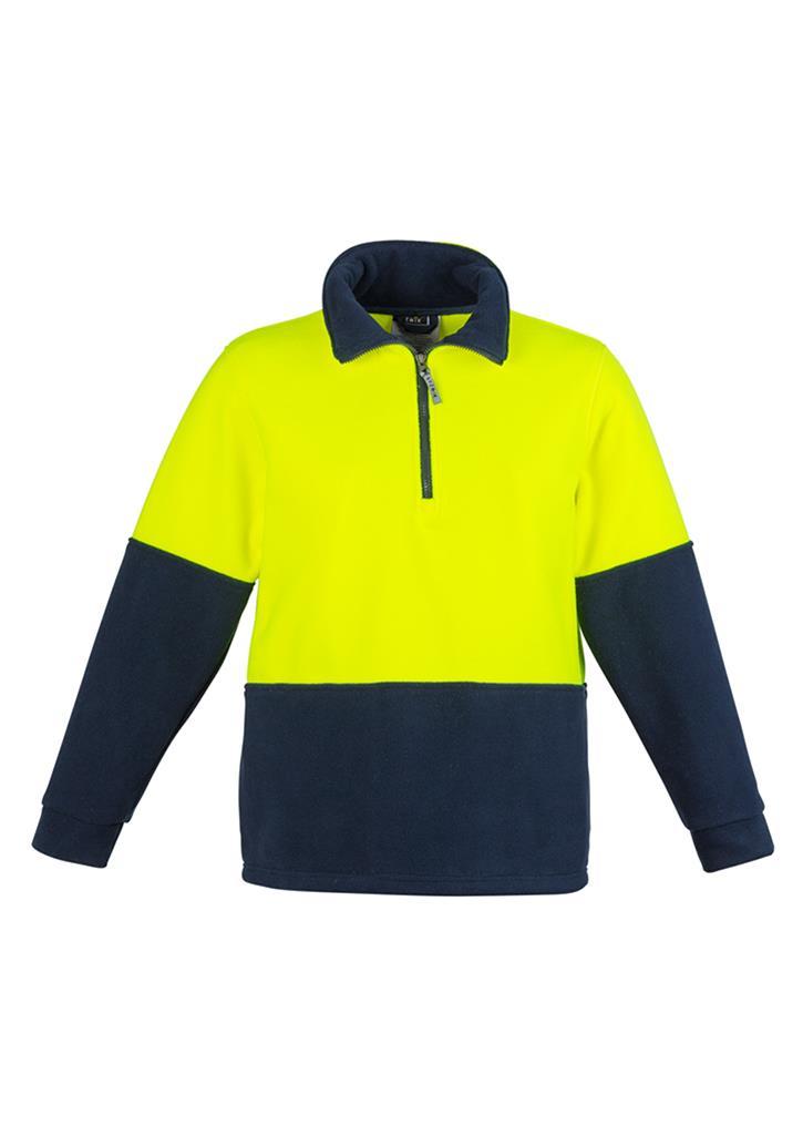 Syzmik Polar Fleece Half Zip Jumper Hi Vis - Image 2