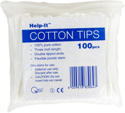 Cotton Tip Applicators PKT100