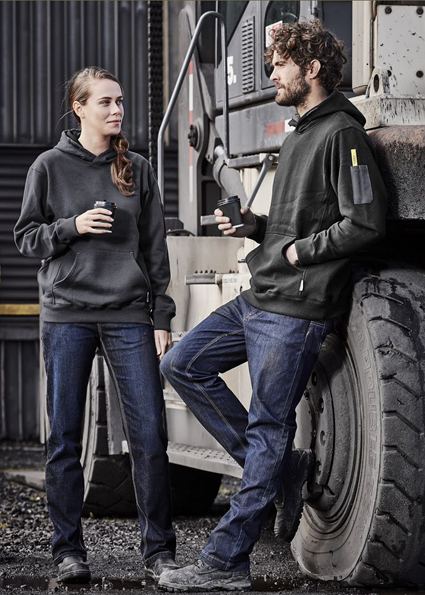 Syzmik Stretch Work Jean Men's Blue Denim - Image 2