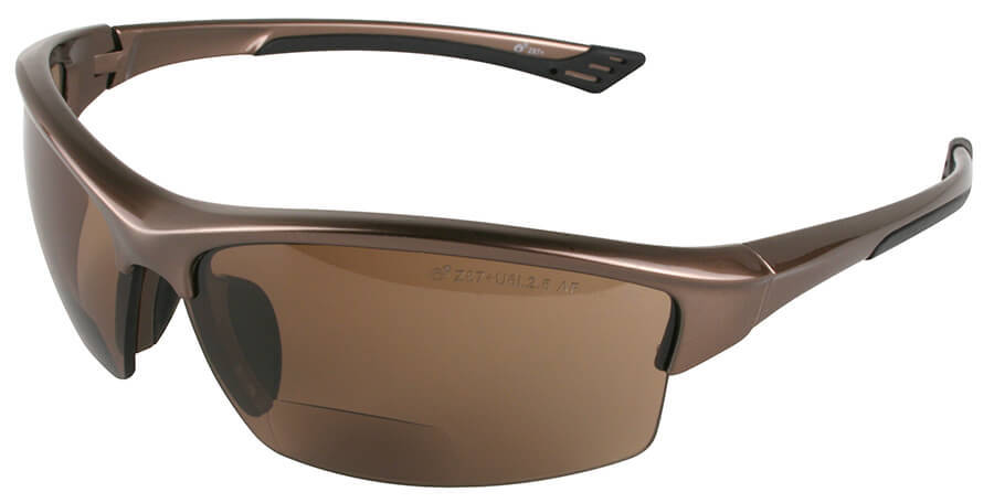 Elvex RX350 2.5 Bifocal Brown