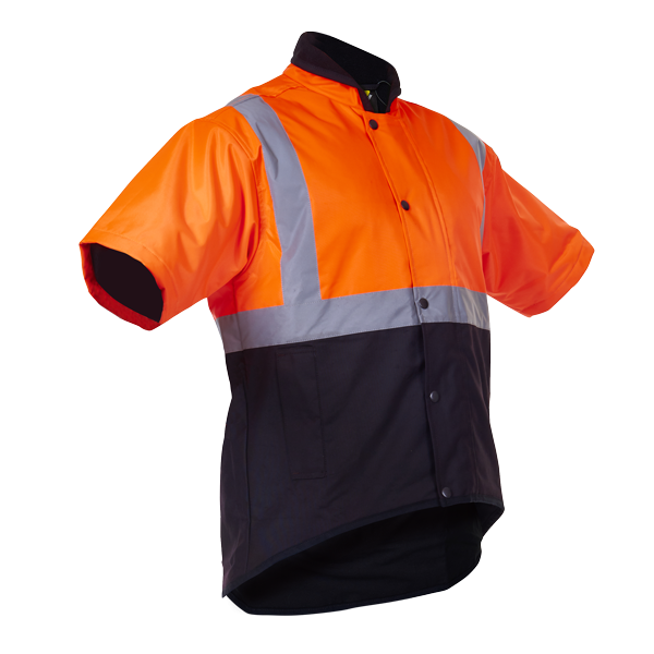 Vest Caution Short Sleeve Oilskin D/N