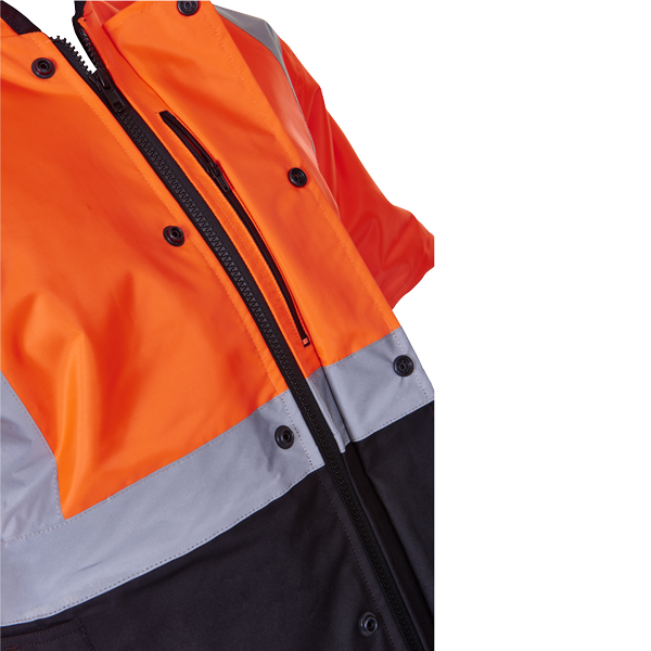 Vest Caution Short Sleeve Oilskin D/N - Image 3