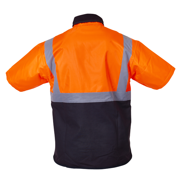 Vest Caution Short Sleeve Oilskin D/N - Image 4