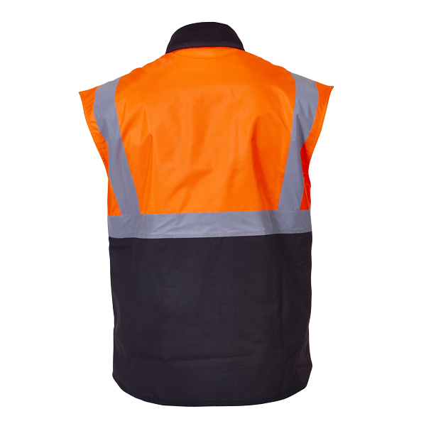 Vest Caution Sleeveless Oilskin Day/Night - Image 3