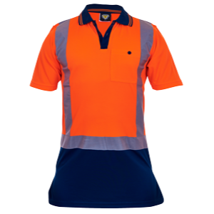 Caution Hi Vis Polo Day/Night Microfibre S – 9XL