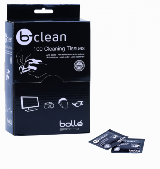 Bolle Lens cleaning wipes Disp box 100