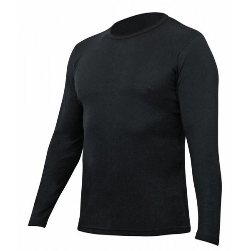 Thermerino Long Sleeve Merino Top Black