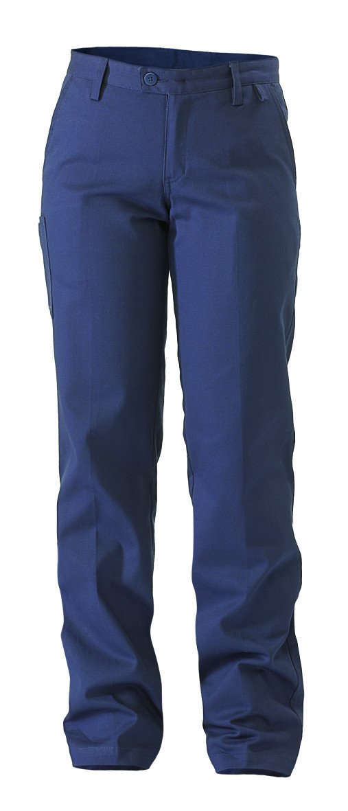 Bisley Women's Orignal Cotton Drill Pants Navy