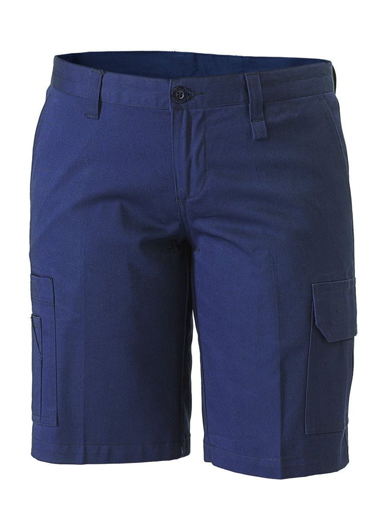 Bisley Short Women's Drill Light Weight Utility Navy