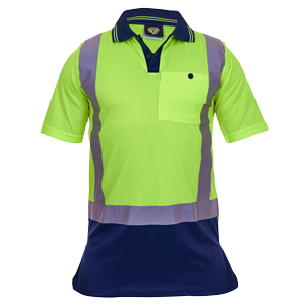 Kids Hi-Vis Polo Day/Night Microfibre
