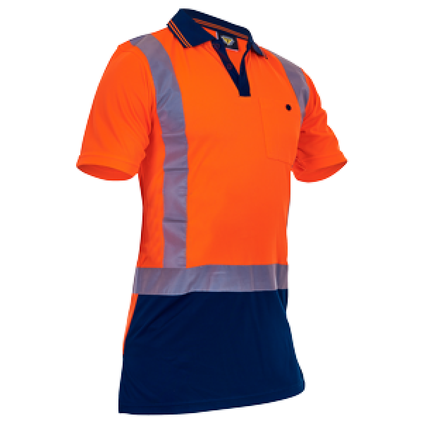 Kids Hi-Vis Polo Day/Night Microfibre - Image 2