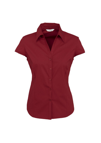 Ladies Metro Cap Sleeve Shirt - Image 2
