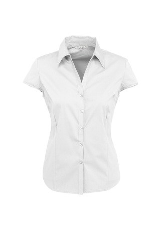 Ladies Metro Cap Sleeve Shirt - Image 3
