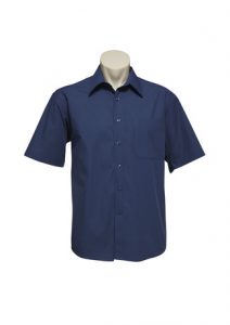 Mens Micro Check Short Sleeve Shirt
