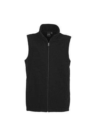 Men's Plain Micro Fleece Vest - Image 2