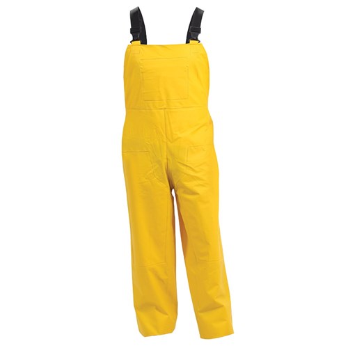 Bison Stamina Premium Weight Bib Overtrouser PVC Green or Yellow - Image 2