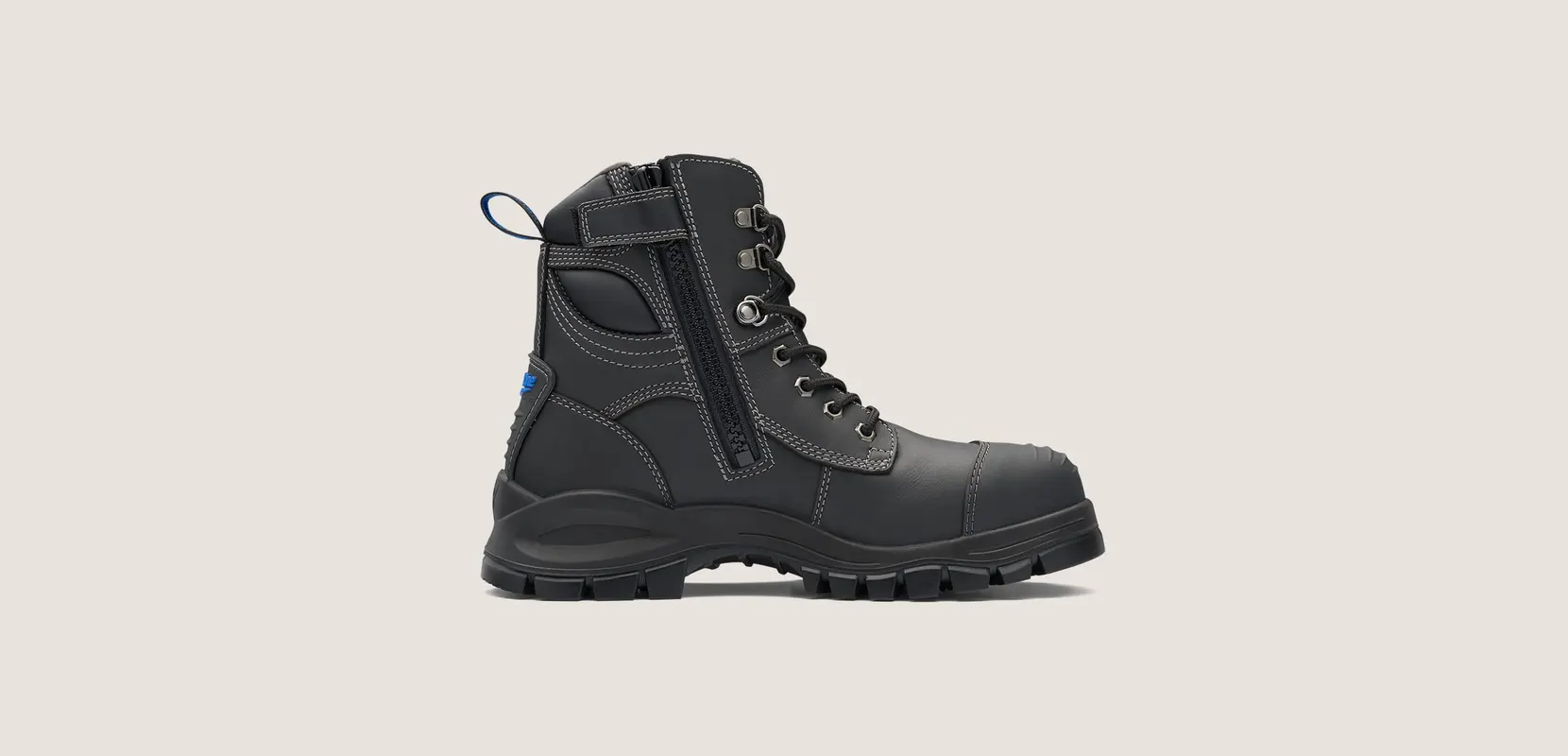 Blundstone 997 Safety Boot Zip Black - Image 4