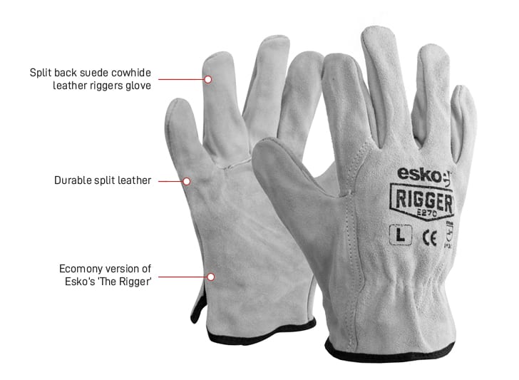 Esko Riggers Glove - Split Back Economy Premium