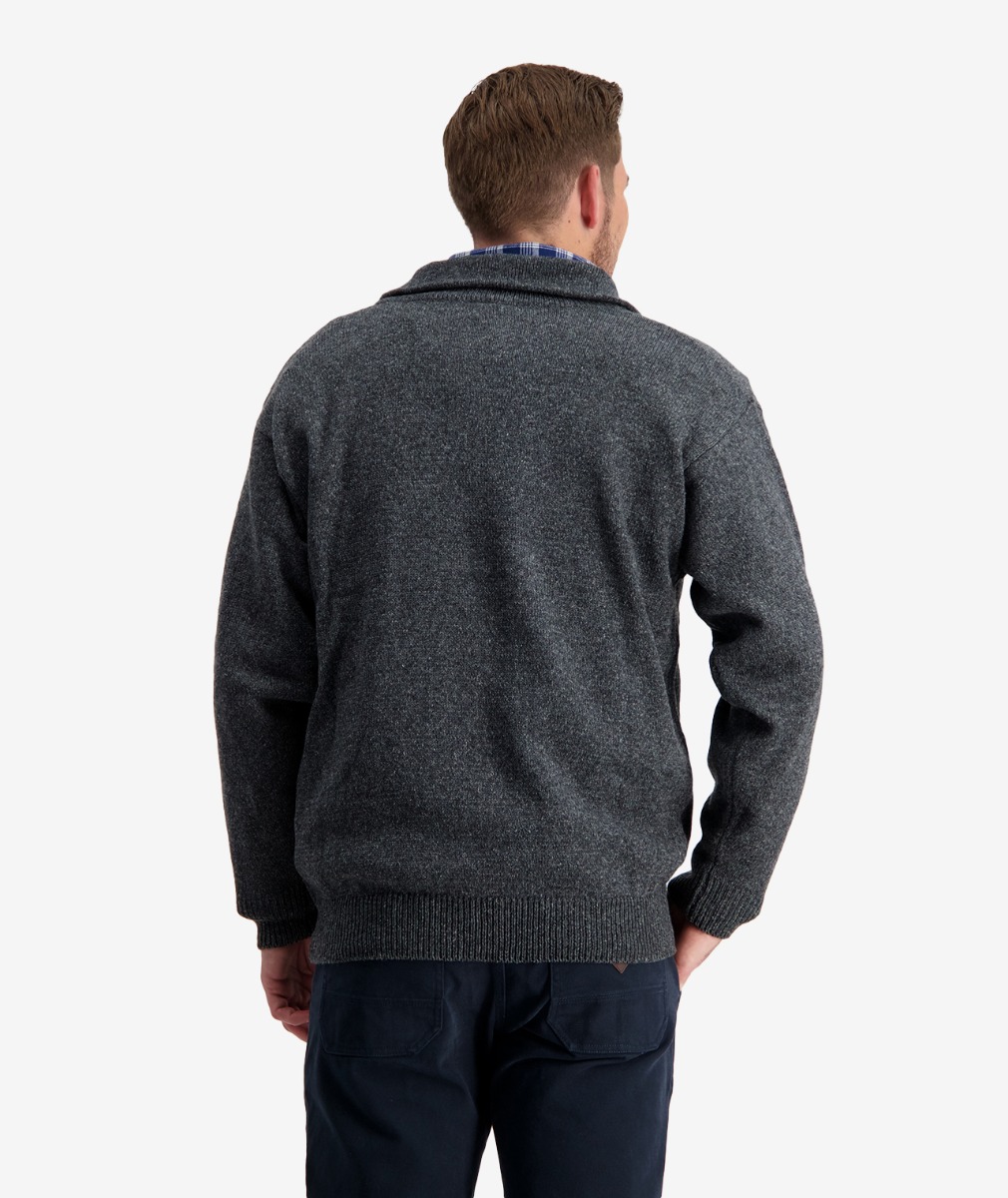 Swanndri Mariner Wool Jersey Zip Neck Men's - Image 5