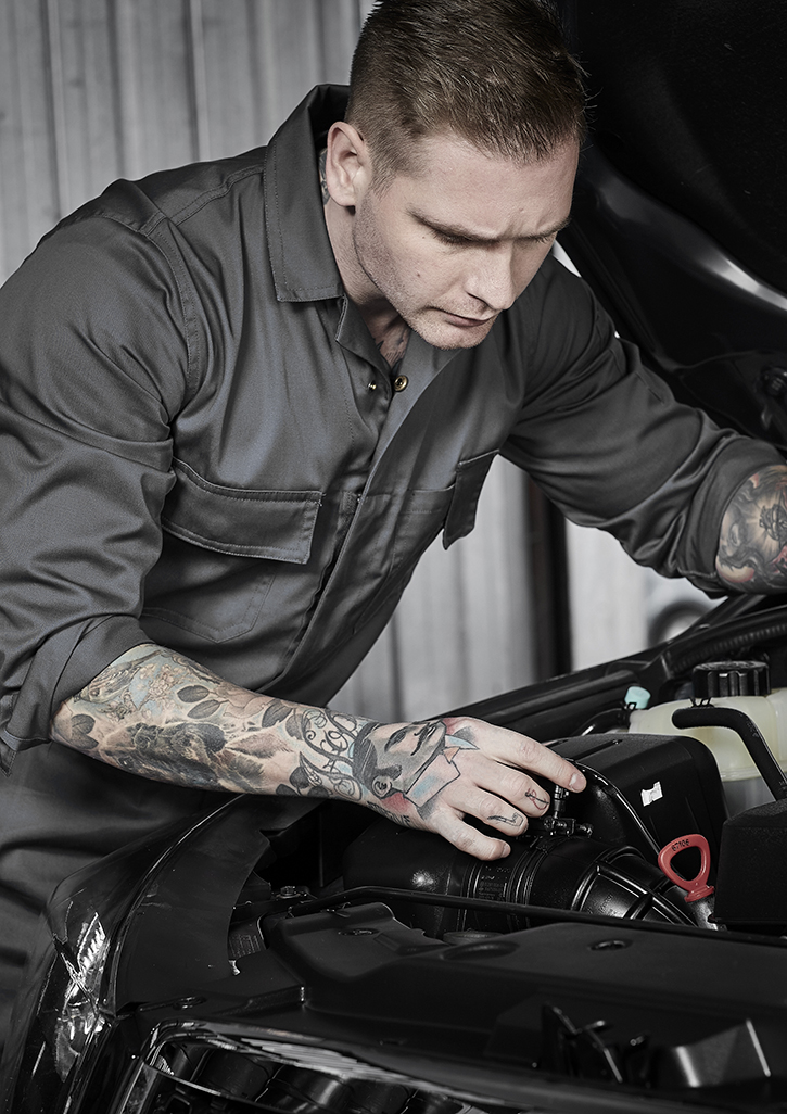 Syzmik Overalls Polycotton - Charcoal - Image 4