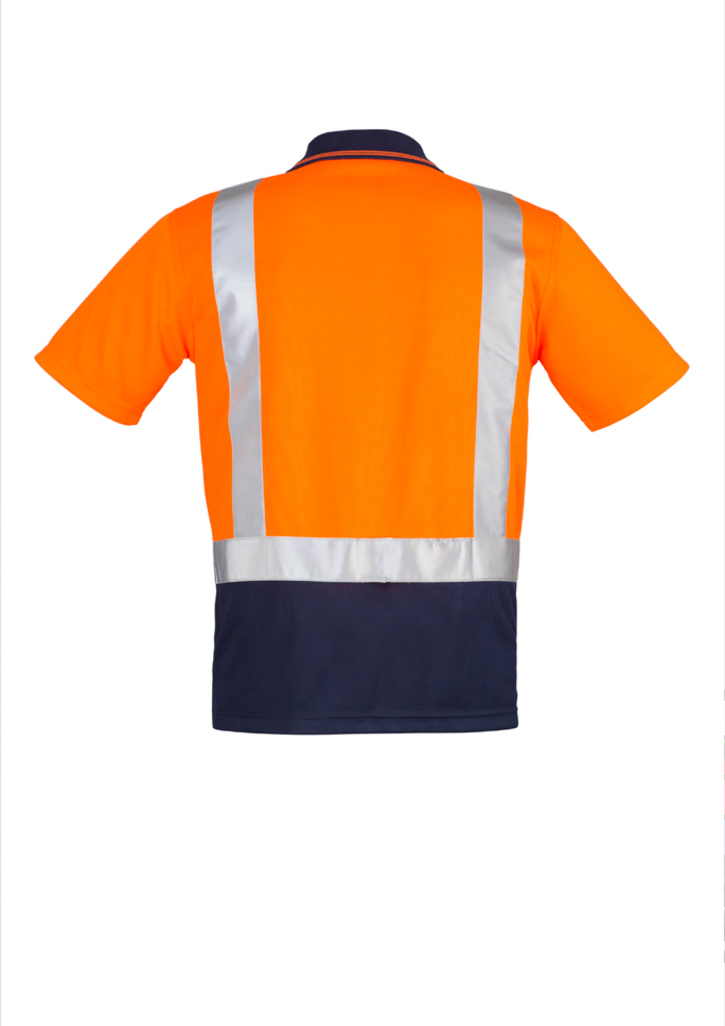 Syzmik Splices Hi-Vis Polo Shoulder Taped Men's - Image 4