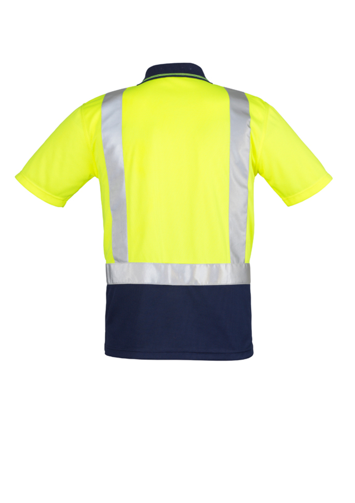 Syzmik Splices Hi-Vis Polo Shoulder Taped Men's - Image 2