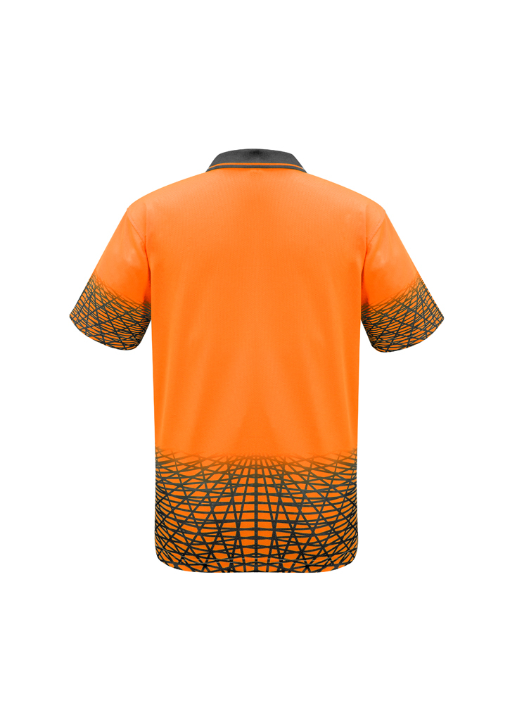 Syzmik Men's Tracks Polo Yellow or Orange ZH300 - Image 4