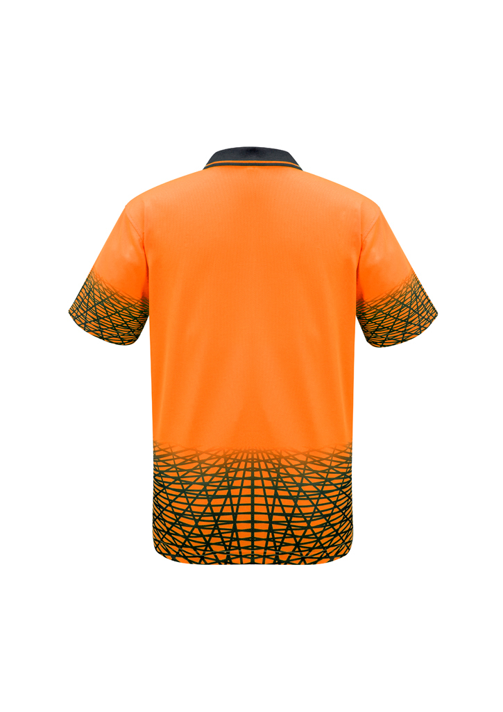 Syzmik Men's Tracks Polo Yellow or Orange ZH300 - Image 8
