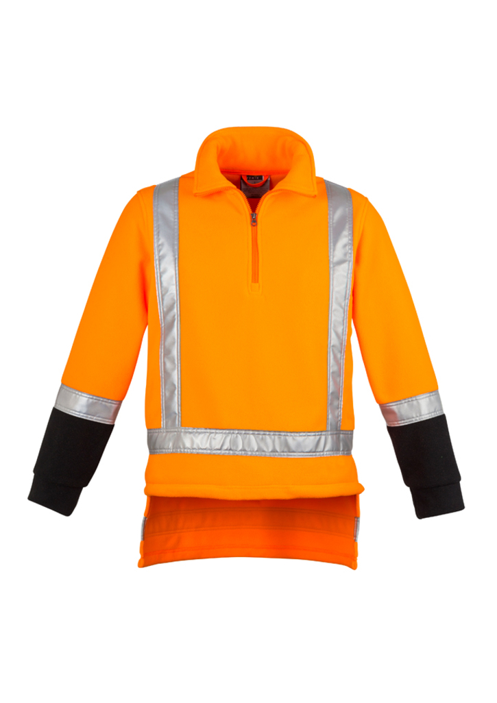 Syzmik Fleece Jumper Men's TTMC-W17 Orange - Image 3