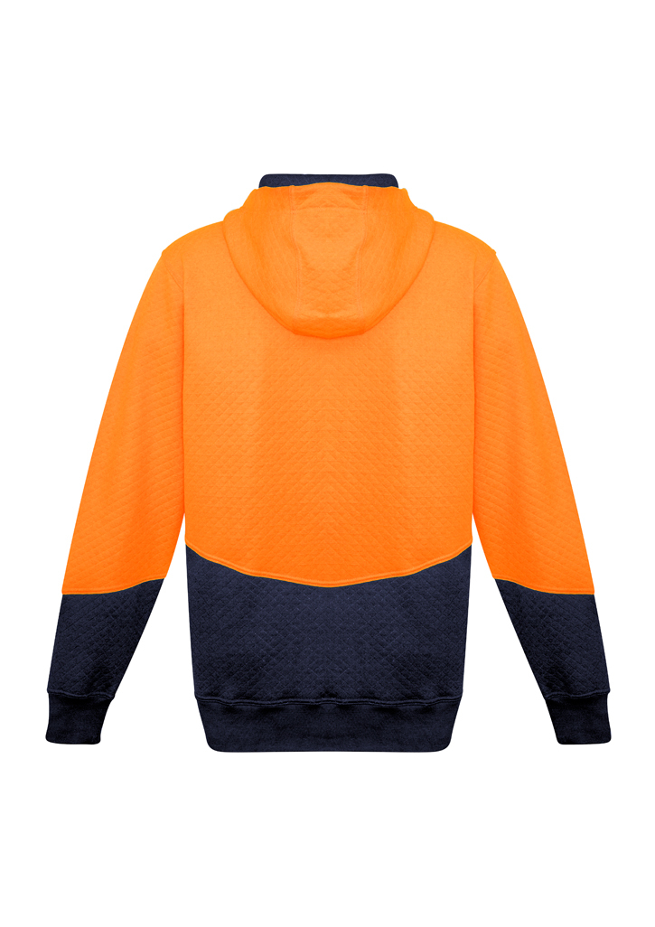 Syzmik Textured Jacquard Hoodie Unisex Hi Vis - Image 6