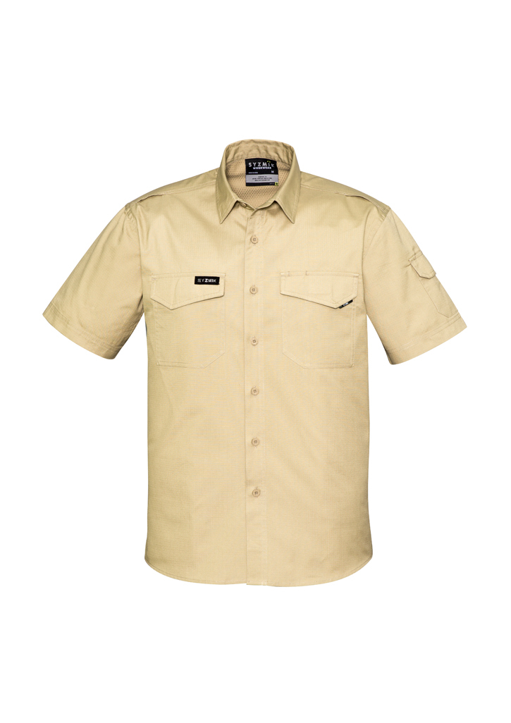 Syzmik Men's Rugged Workshirt Short Sleeve 145g