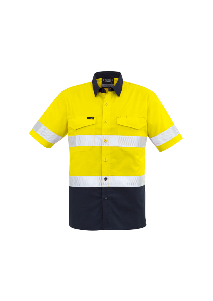 Syzmik Shirt Short Sleeve Taped Cotton Ripstop - Image 3