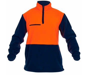 Caution Day Only 1/2 Zip Fleece Pullover