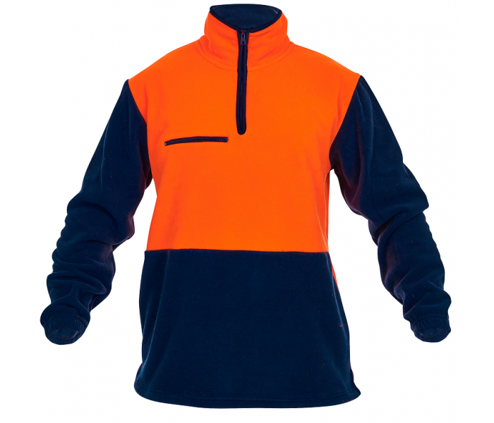 Caution Day Only 1/2 Zip Fleece Pullover