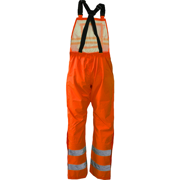 Caution Bib Overtrouser Strompro Hi-Vis Orange or Yellow - Image 3