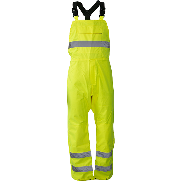 Caution Bib Overtrouser Strompro Hi-Vis Orange or Yellow - Image 2