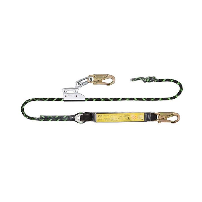 2M Sharp Edge Single Adjustable Lanyard with 19mm snap hooks