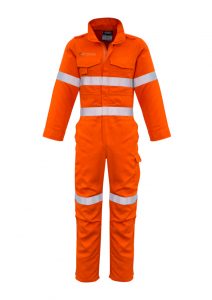 Syzmik FR Hooped Taped Overall Orange