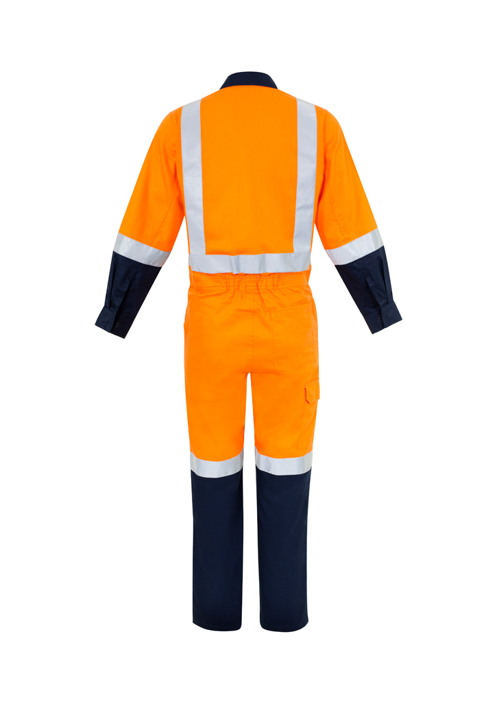 Syzmik Cotton Overall TTMC-W17 Orange/Navy - Image 2
