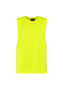 Syzmik Sleeveless Tee Hi Vis Men’s Yellow or Orange