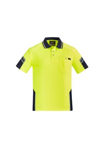 Syzmik Men’s Reinforced Hi Vis Squad S/S Polo