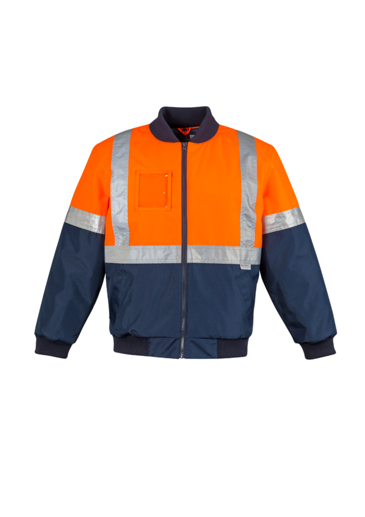 Syzmik Quilted Flying Jacket Hi Vis Men's - Image 2